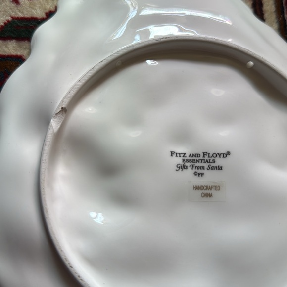 Fitz and Floyd vintage Santa canapé plate - Picture 4 of 4